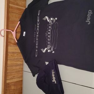 NWOT Jeep t-shirt and stocking hat bundle